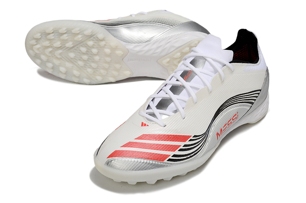 Adidas F50 PRO TF Lionel Messi Edition Silver-White-Red