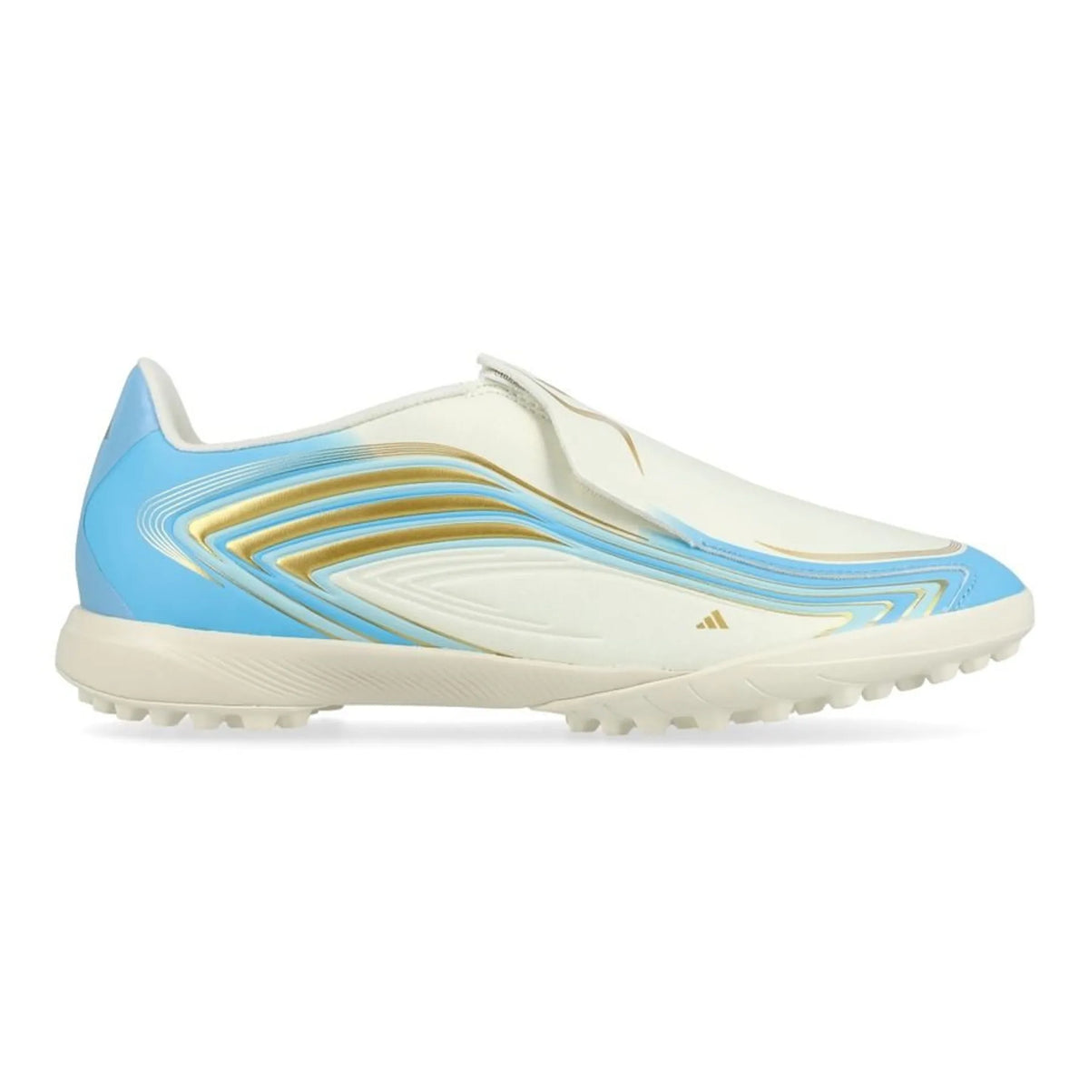 ADIDAS F50 Messi League Laceless TF El Ultimo Tango Ivory/Semi Blue Burst/Icey Blue Kids edition