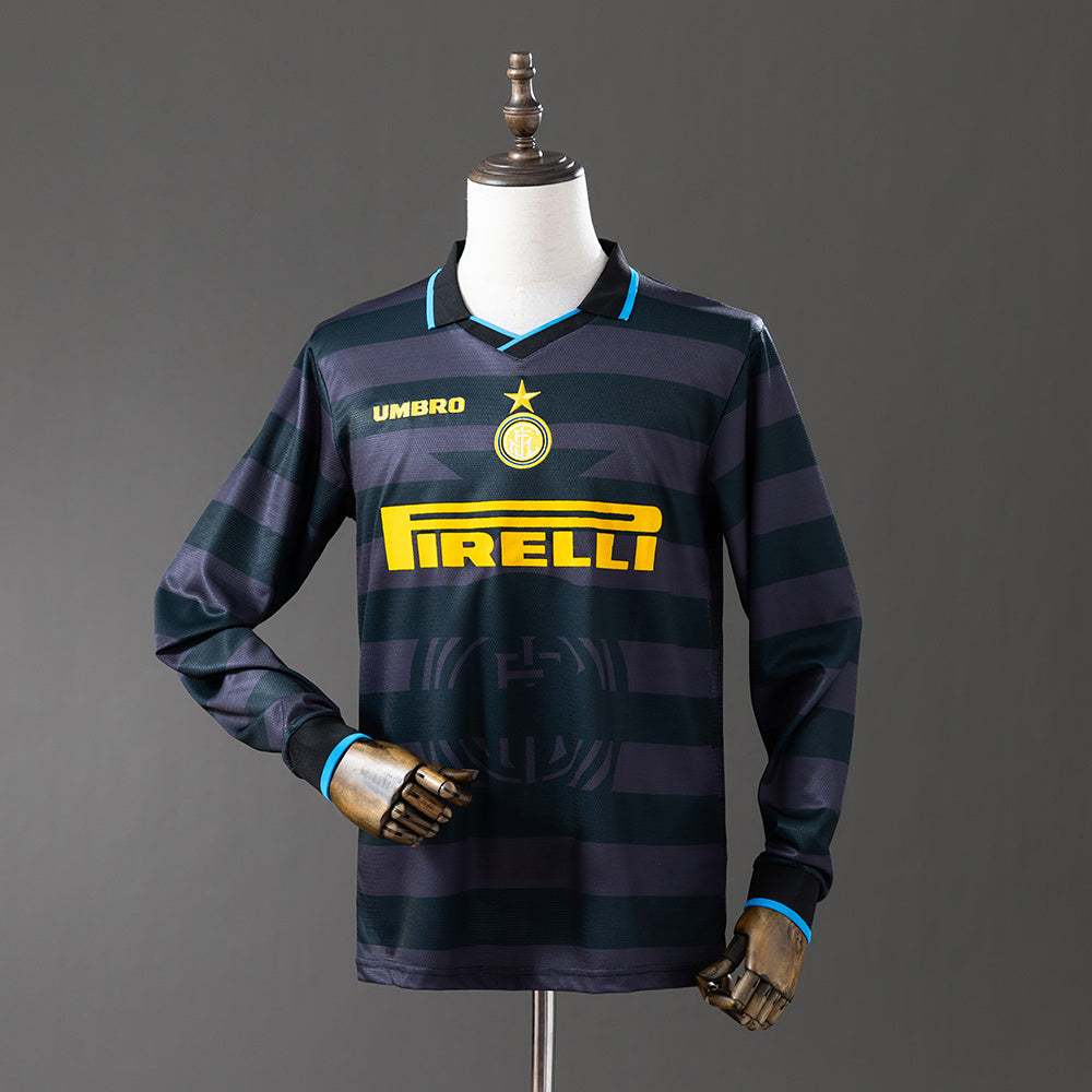 Inter Milan 1997/98 Third Away Long Sleeve Retro Jersey
