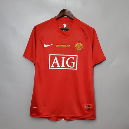 Manchester United Away Retro Jersey – Short-Sleeved 2007-08