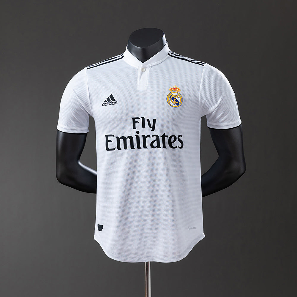 Real Madrid 2018/19 Home Player Version Retro Jersey