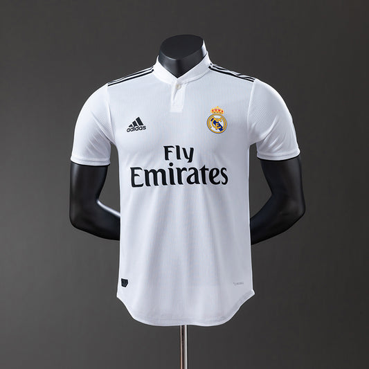 Real Madrid 2018/19 Home Player Version Retro Jersey