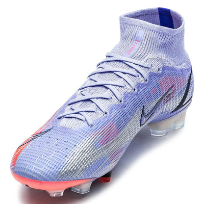 NIKE MERCURIAL SUPERFLY 8 ELITE FG KM FLAMES- Violet/Argente