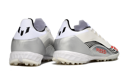 Adidas F50 PRO TF Lionel Messi Edition Silver-White-Red