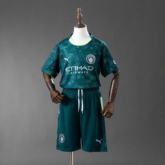 Manchester City 25/26 Fourth Away Kids Kit Jersey