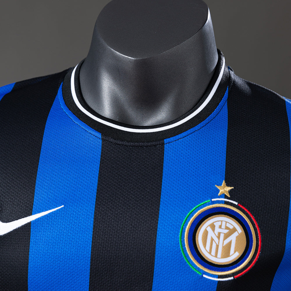 Inter Milan 2009/10 Home Player Version Retro Jersey