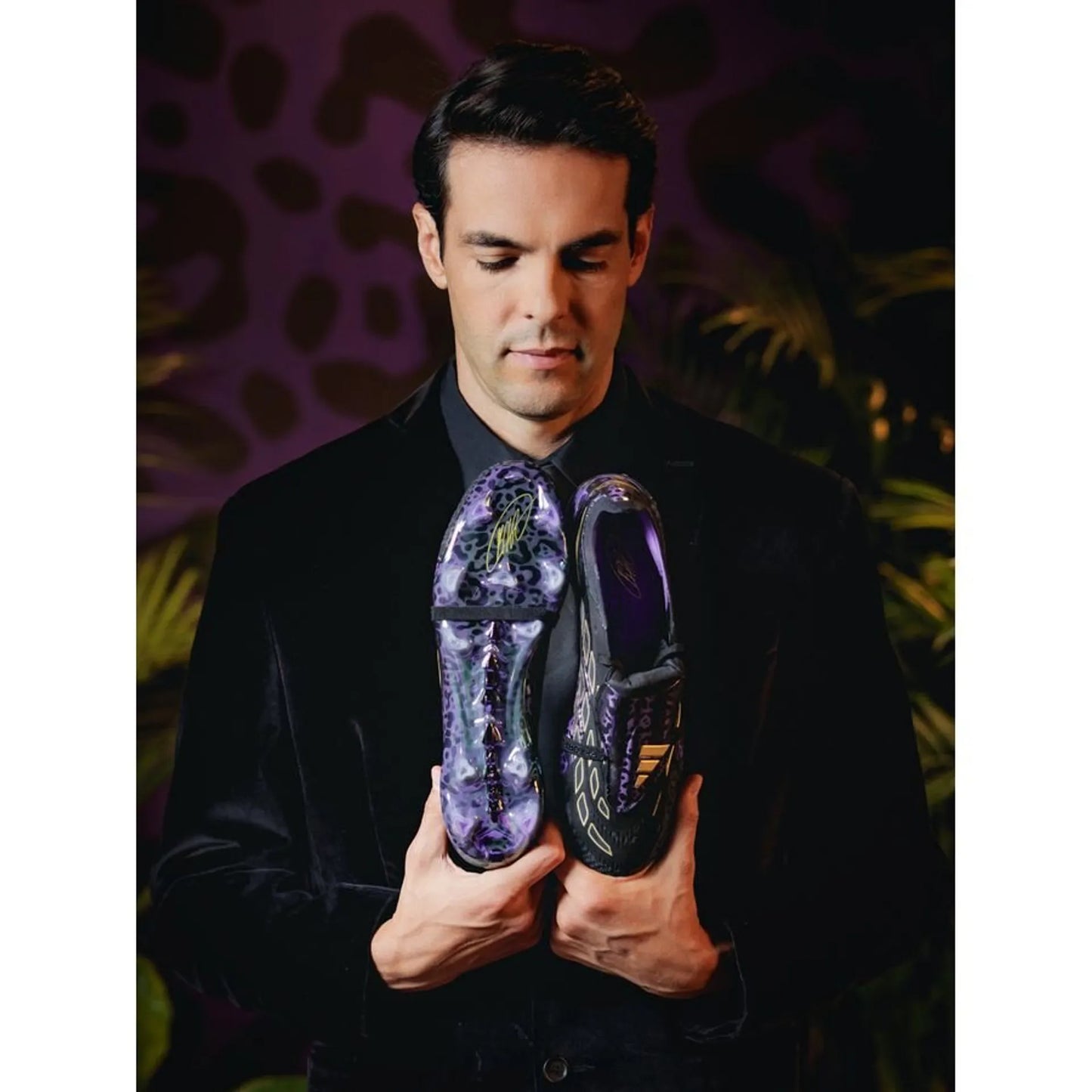 ADIDAS PREDATOR ELITE FOLD-OVER TONGUE ELITE FG Kaká - Core Black/Purple/Gold Metallic LIMITED EDITION