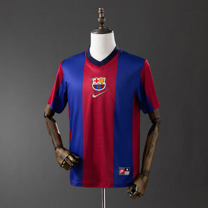 Barcelona 1998/99 Home Retro Short Sleeve Jersey
