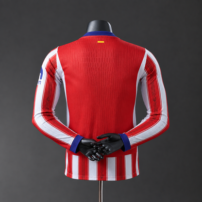 Atletico Madrid 26/27 Home Player Version Long Sleeve Jersey