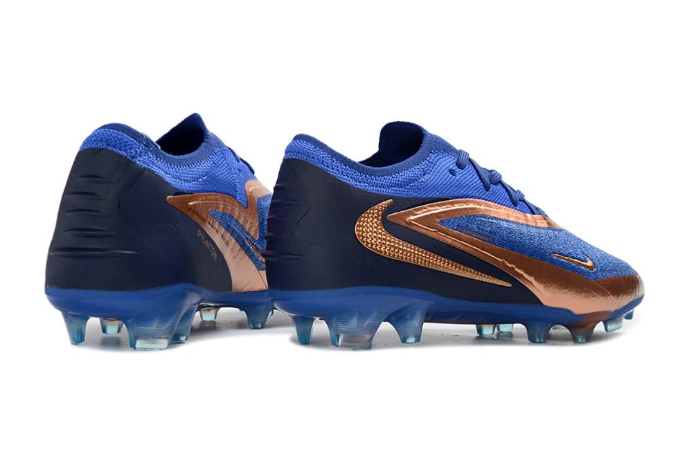 Nike United Phantom 6 Low Elite FG Football Boot Blue-Gold