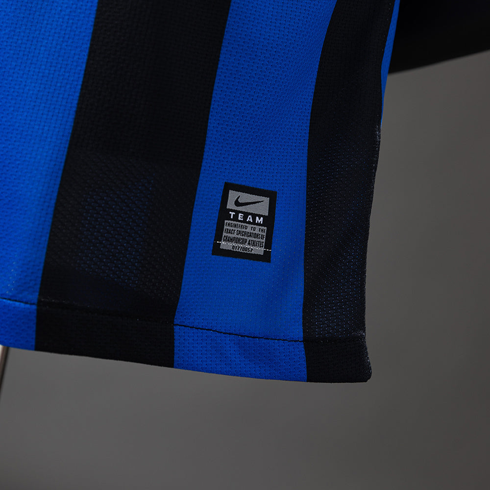 Inter Milan 2009/10 Home Player Version Retro Jersey