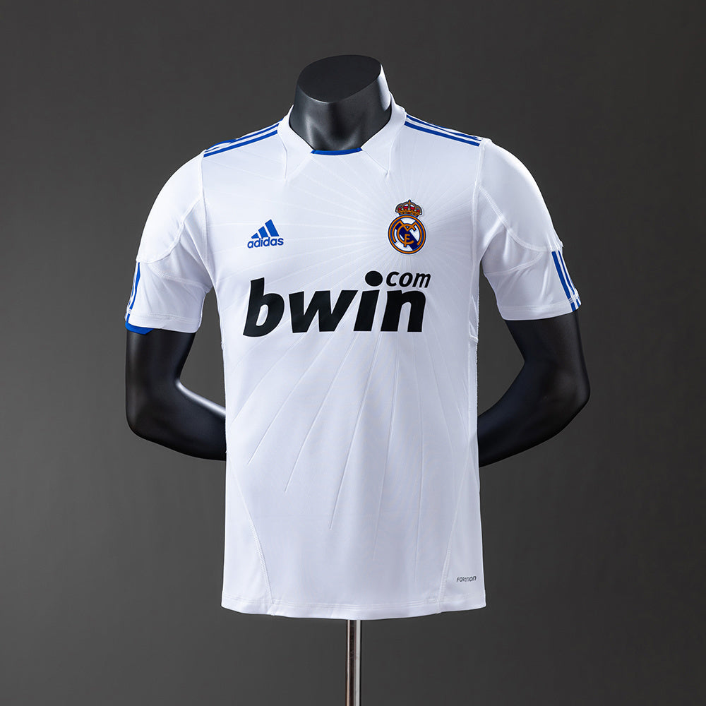 Real Madrid 2010/11 Home Player Version Retro Short Sleeve Jersey