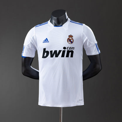 Real Madrid 2010/11 Home Player Version Retro Short Sleeve Jersey