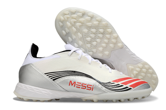 Adidas F50 PRO TF Lionel Messi Edition Silver-White-Red