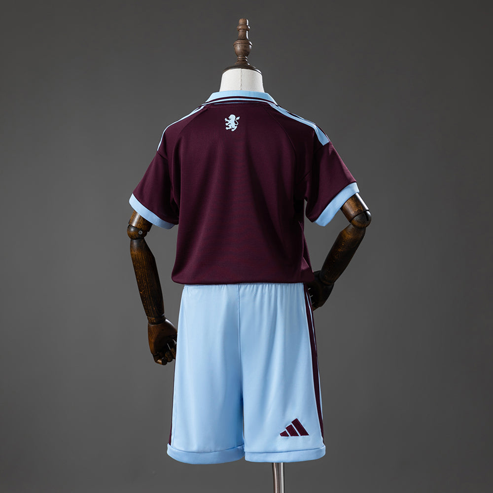 Aston Villa 26/27 Home Kids Kit Jersey