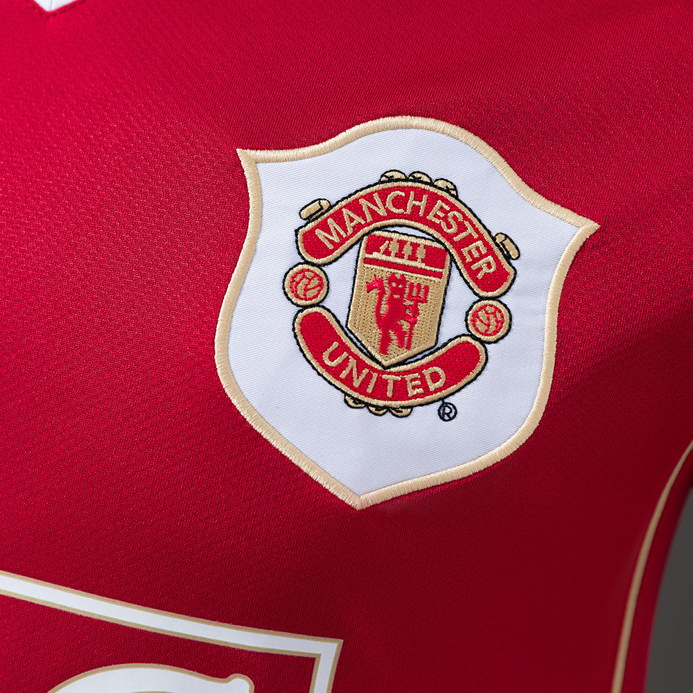 Manchester United 2006/07 Home Player Version Retro Short Sleeve Jersey