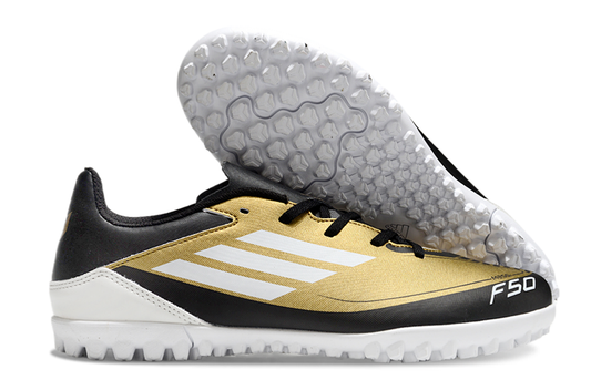 Adidas F50 PRO TF Lionel Messi Gold-White
