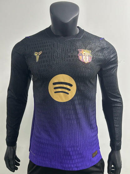 Barcelona Away Kit Purple Player Version Long Sleeves 2026-27