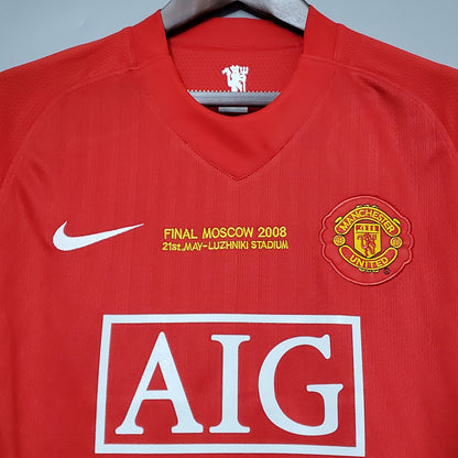 Manchester United Away Retro Jersey – Short-Sleeved 2007-08