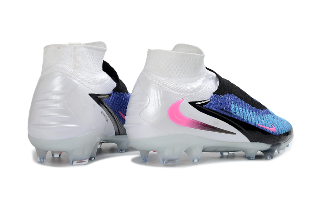 Nike United Phantom 6 High Elite FG Football Boot Blue-White