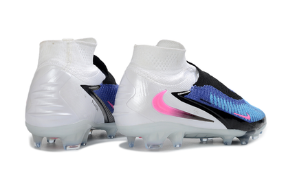 Nike United Phantom 6 High Elite FG Football Boot Blue-White