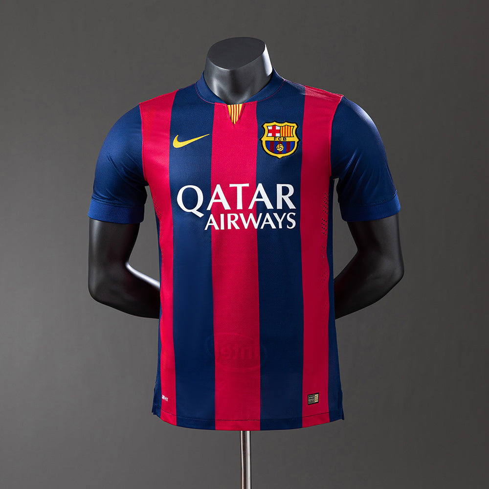 Barcelona 2014/15 Home Player Version Retro Jersey