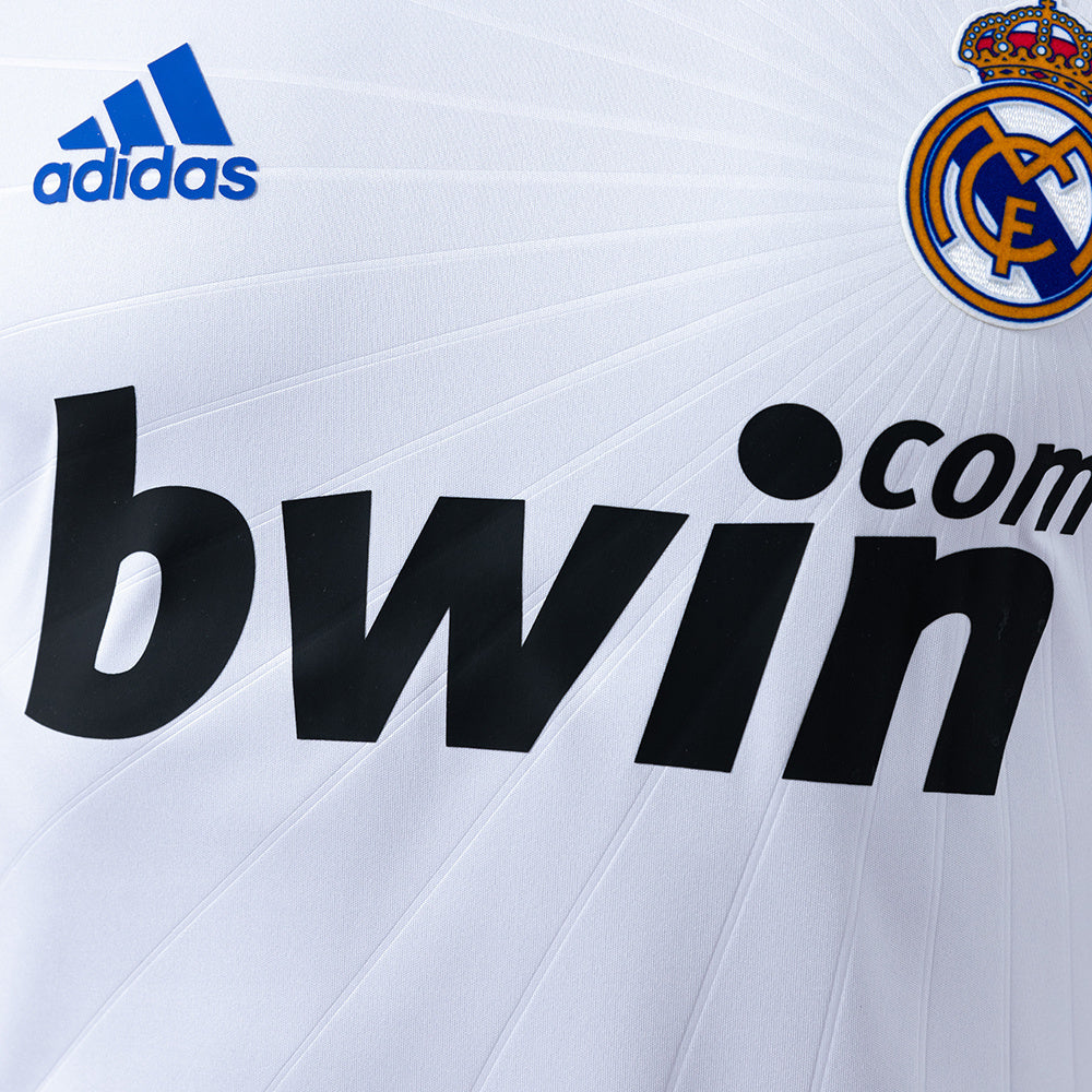 Real Madrid 2010/11 Home Player Version Retro Short Sleeve Jersey