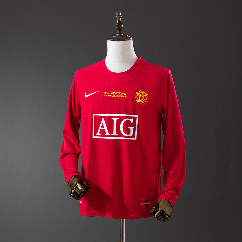 Manchester United Away Retro Jersey Long-Sleeved 2007-08