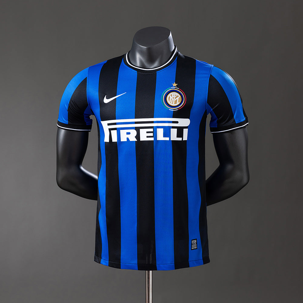 Inter Milan 2009/10 Home Player Version Retro Jersey