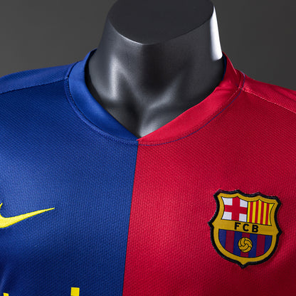 Barcelona 08/09 Home Player Version Retro Jersey