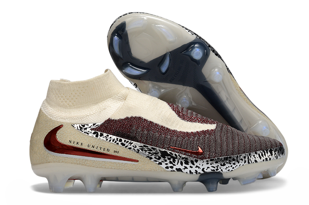 Nike Brown United Phantom 6 High Elite FG