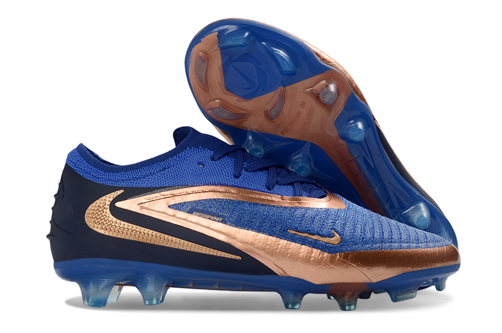 Nike United Phantom 6 Low Elite FG Football Boot Blue-Gold